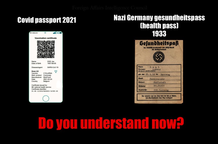 The parallel between COVID vaccine passports and Nazi Germany